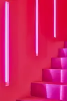 핫핑크로 물든 팝아트 감성 계단 인테리어